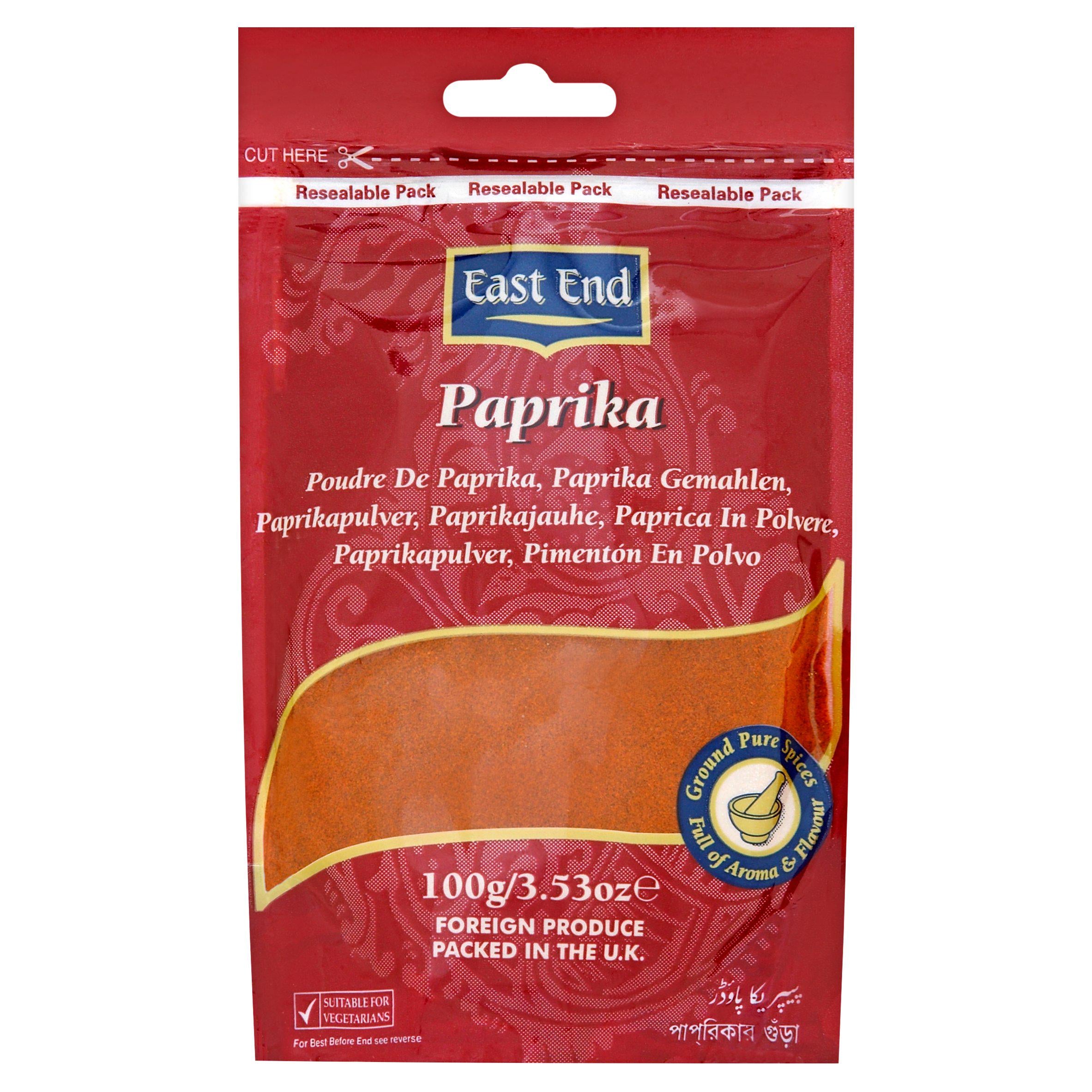 East End Paprika Powder 100 Grams - British product