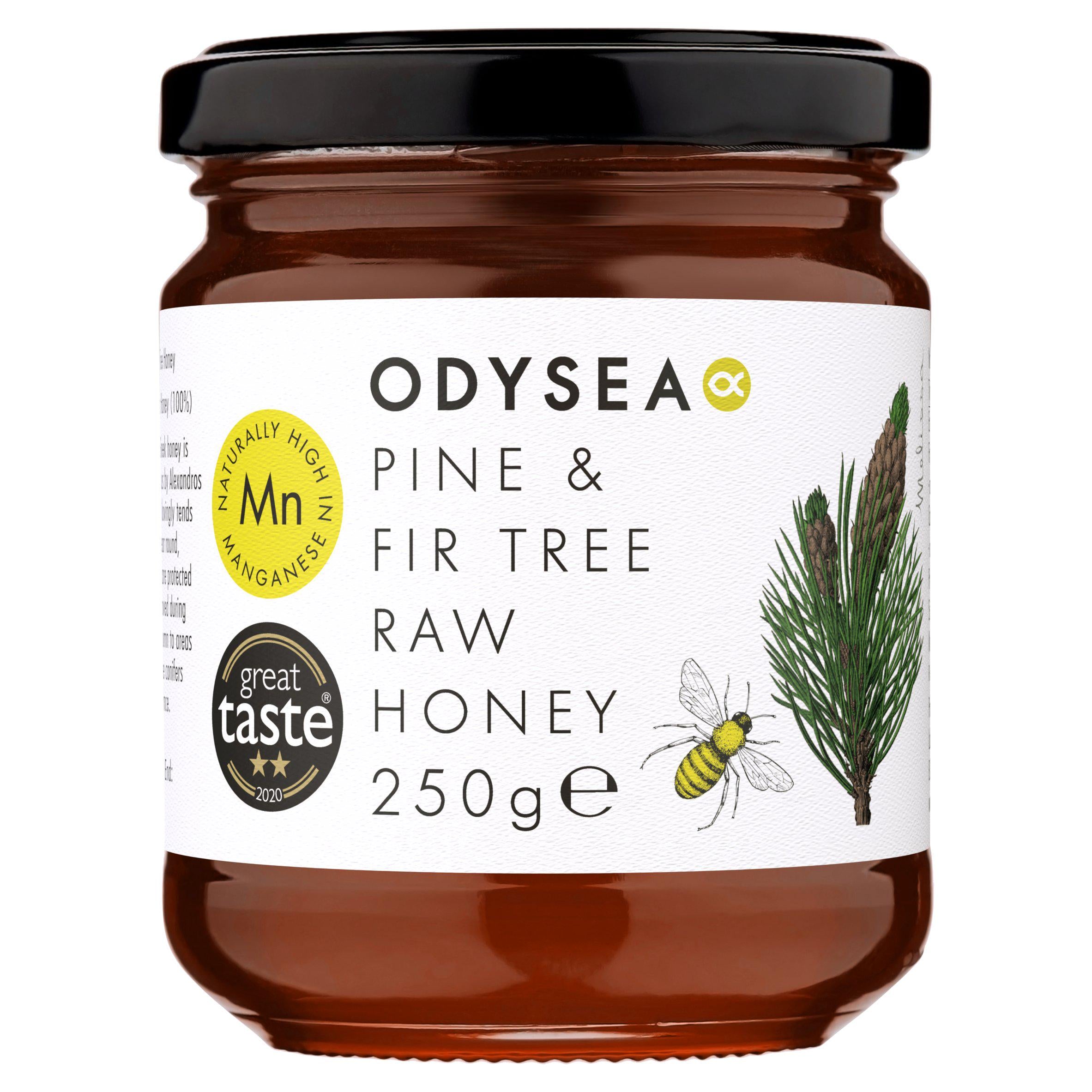 Odysea Greek Pine & Fir Tree Raw Honey 250g