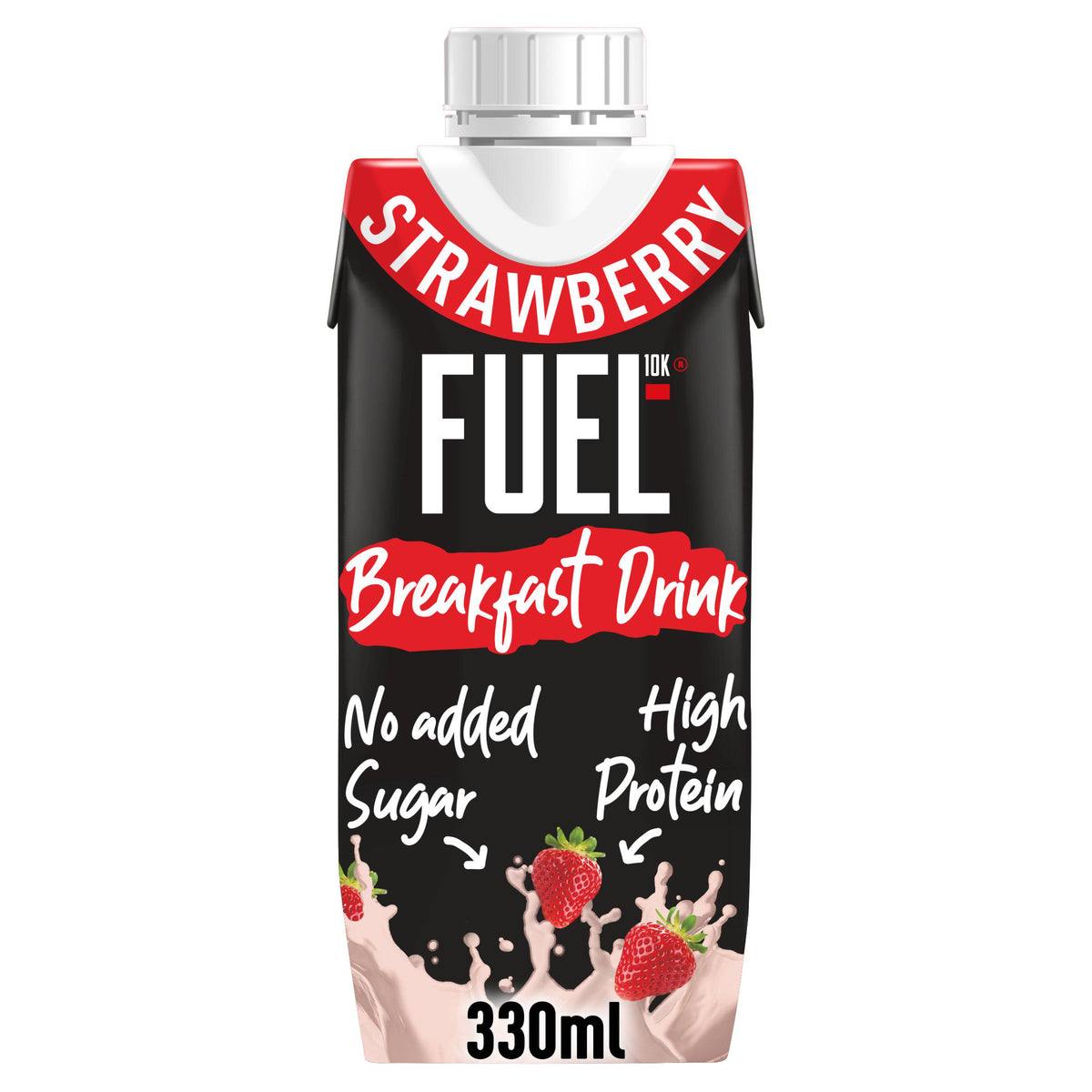 Fuel10K Strawberry Flavour Breakfast Milk Drink 330ml