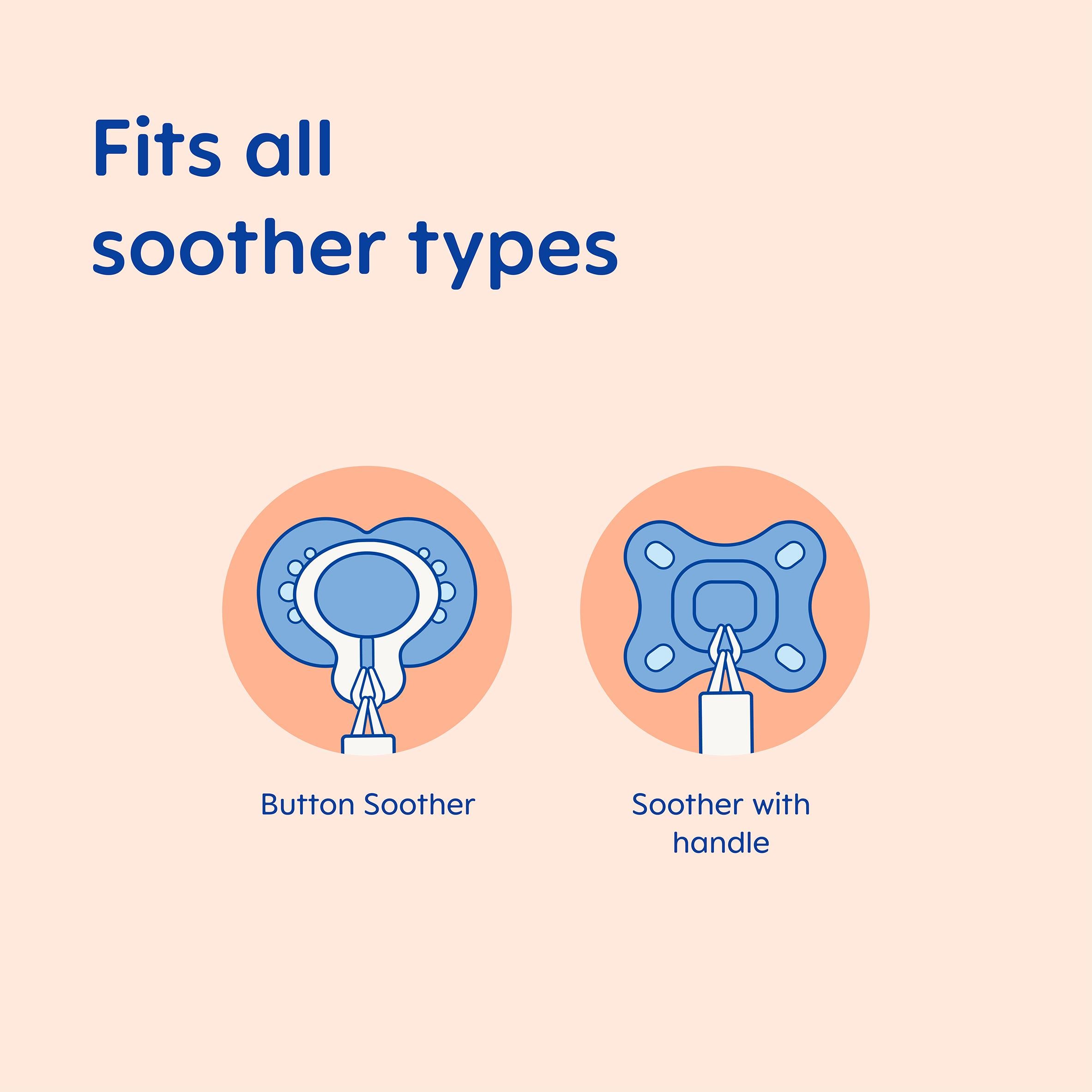 MAM soother clip 0+ months, UK version