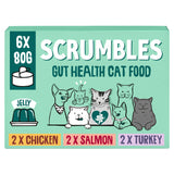 Scrumbles Classic Selection wet cat food 6x80g (British brand)