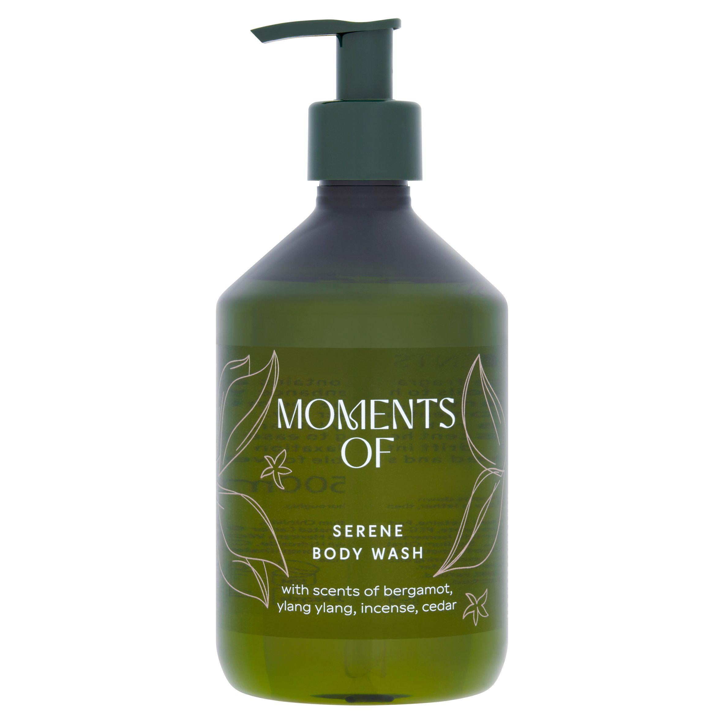 Sainsbury's Moments Of Serene body wash 500ml, imported from the UK