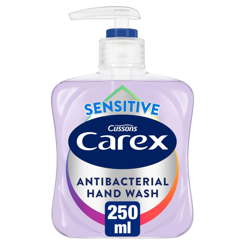 Carex sensitive antibacterial handwash 250ml, UK version
