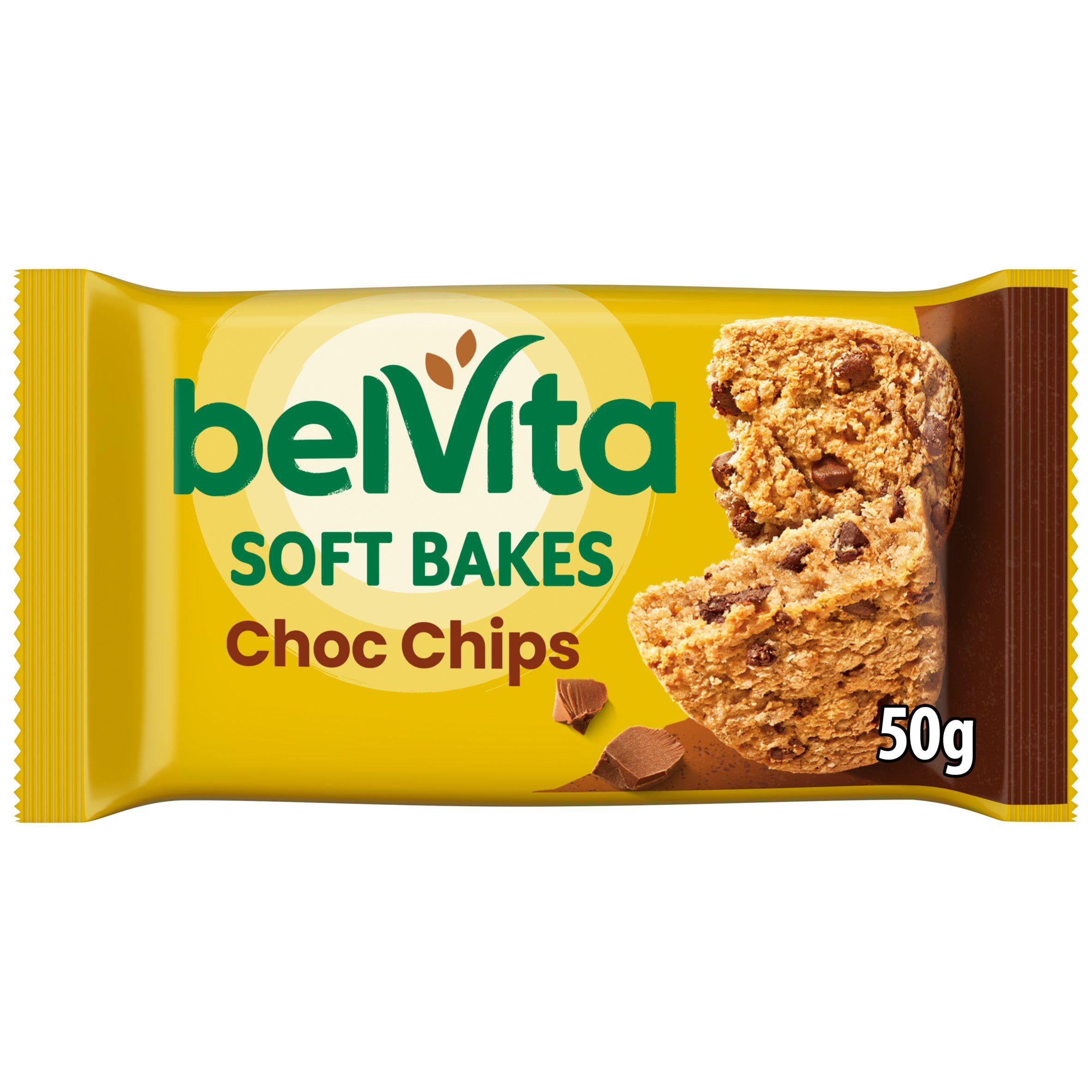 Belvita cereal biscuit bars chocolate chip 50g - British product