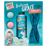 Bath Pamper Set with Bath Bombs, Cucumber Eye Pads, and Headband
