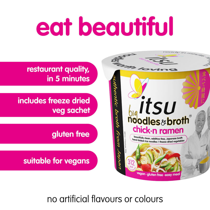 Instant Chicken Flavour Ramen Noodles & Broth Pot 93g