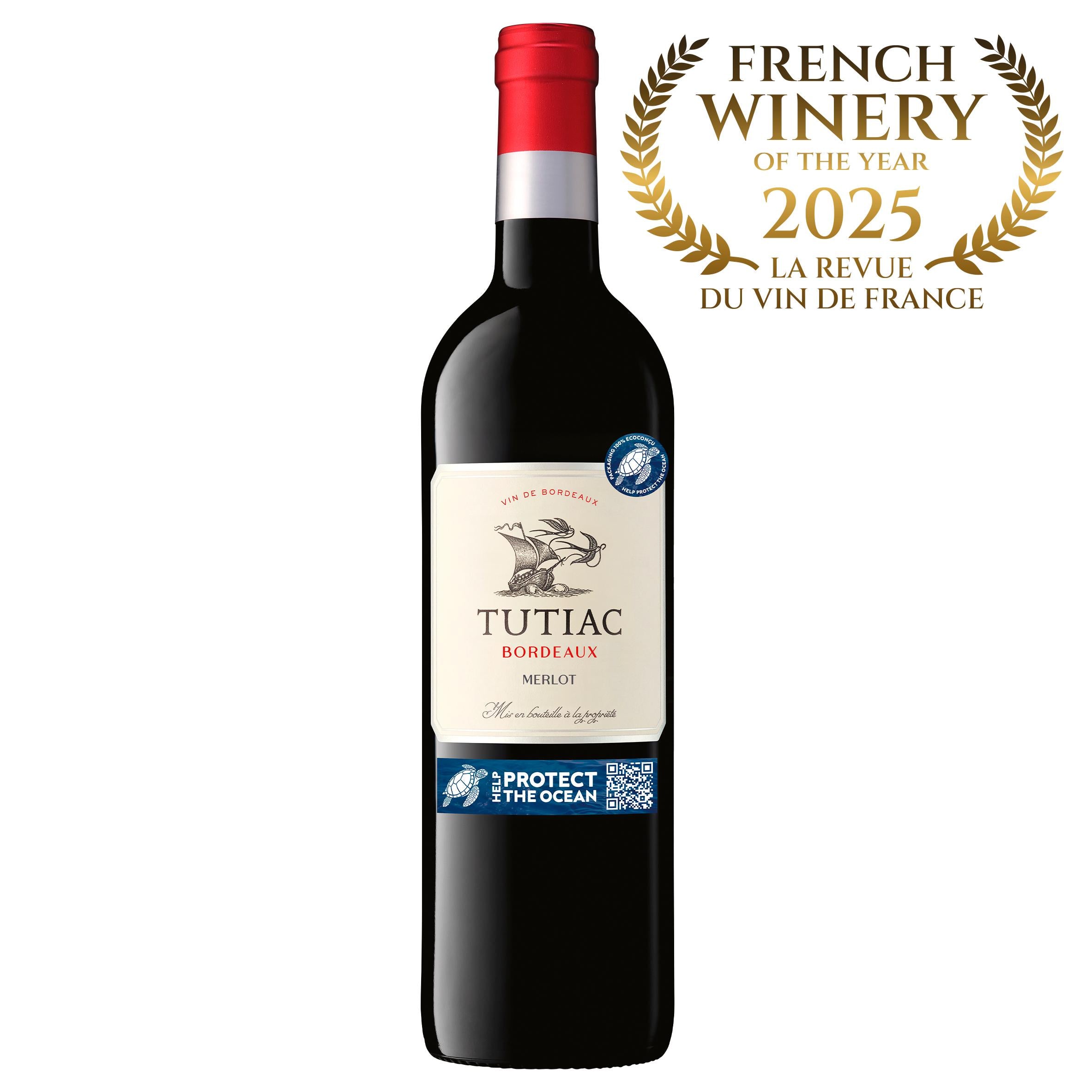 Tutiac Bordeaux Merlot red wine - British product