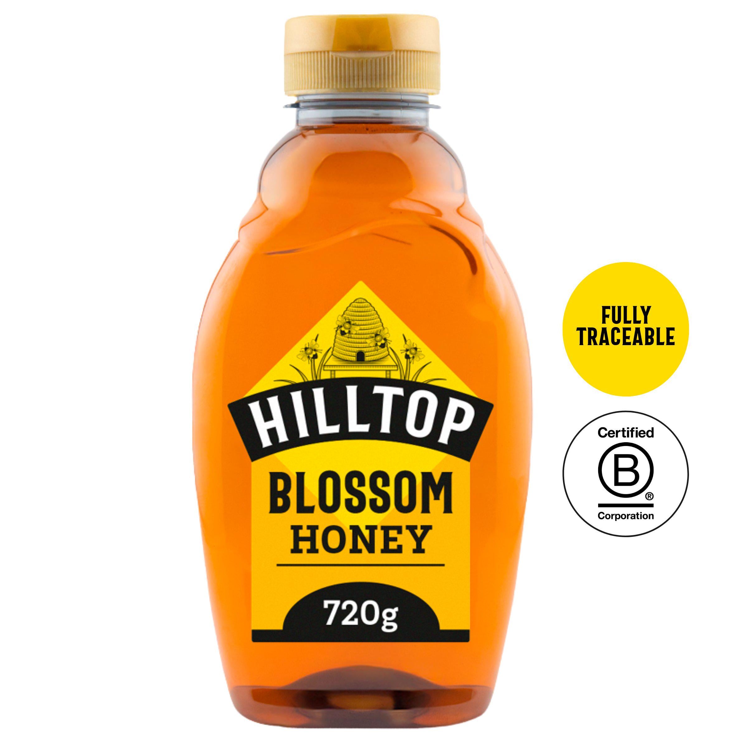 Hilltop Everyday Blossom Honey 720g, imported from the UK