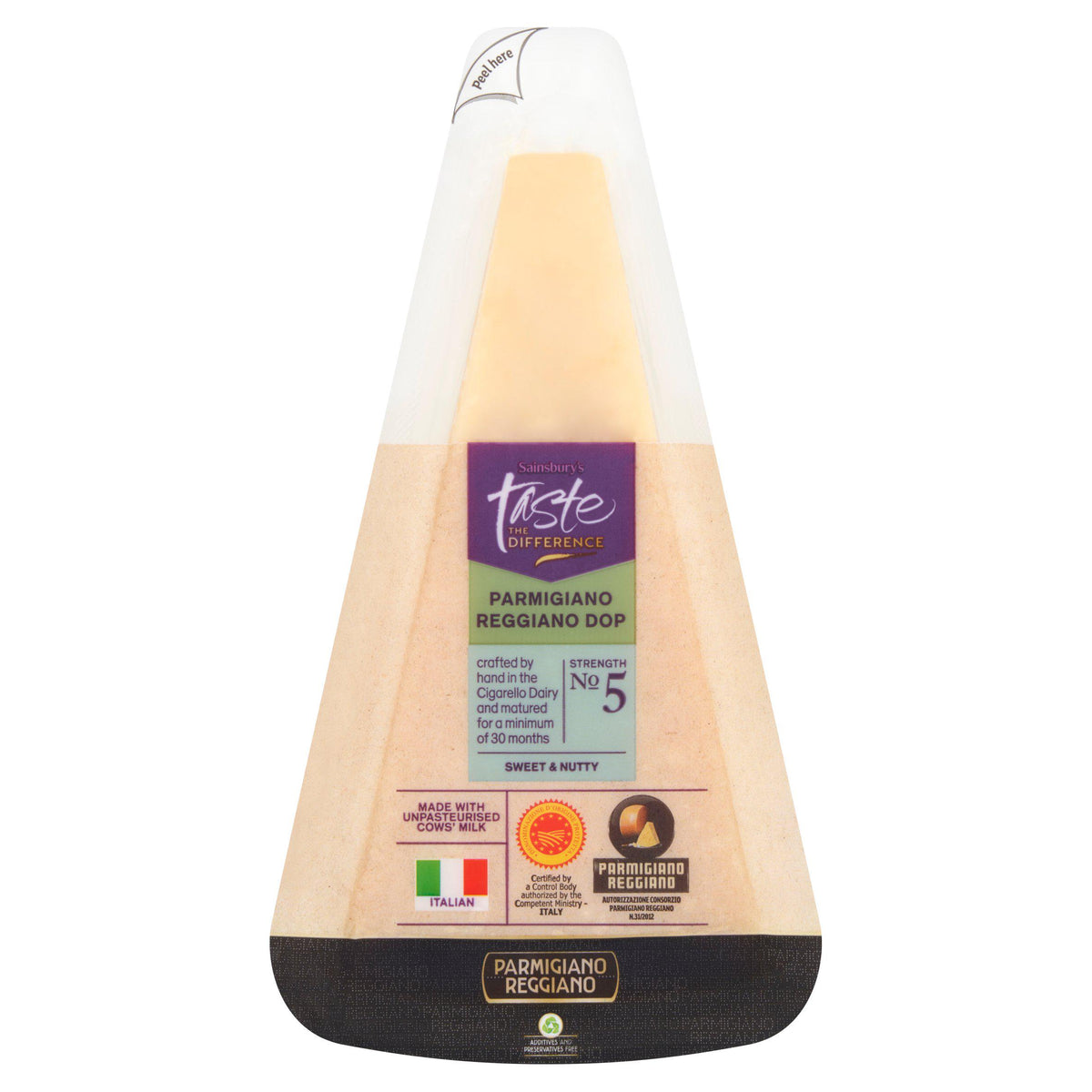 Sainsbury's Parmigiano Reggiano cheese 200g (British brand)