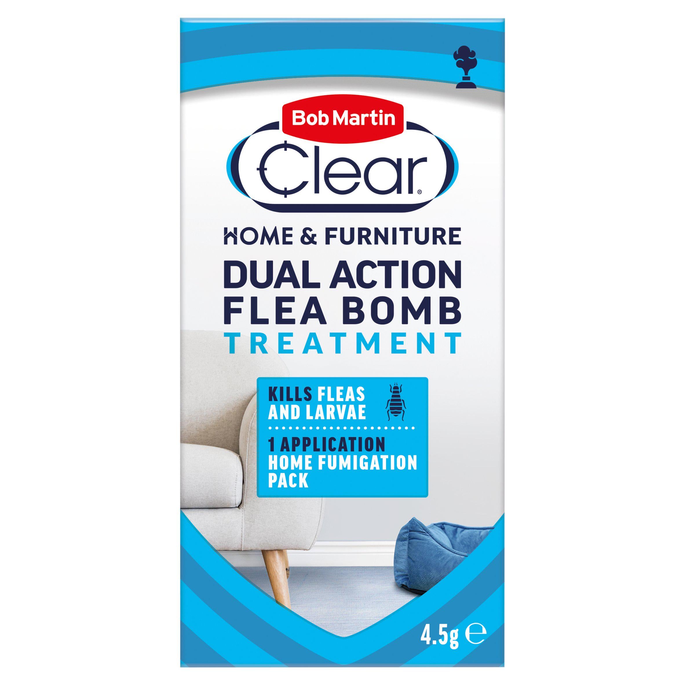 Bob Martin flea bomb treatment 4.5g (British brand)