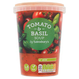 Sainsbury's Tomato & Basil soup 600g, imported from the UK