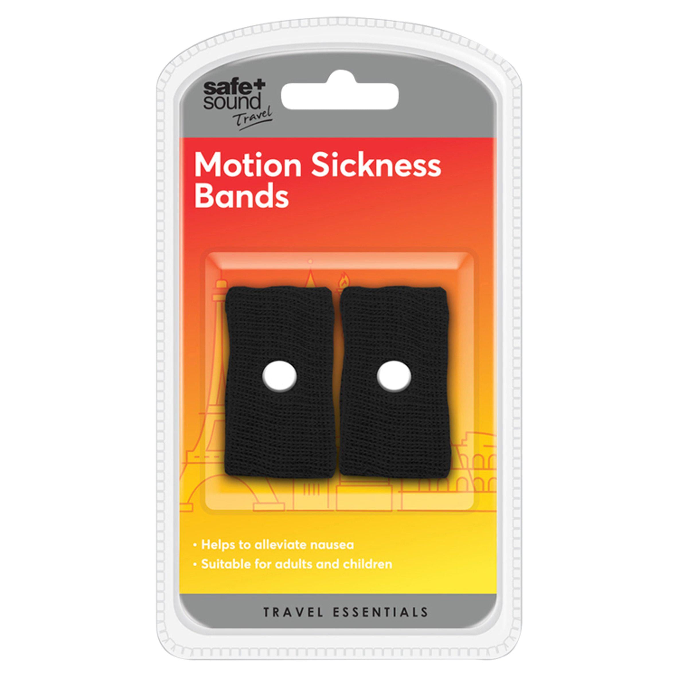 Safe + Sound motion sickness bands for nausea relief (British brand)