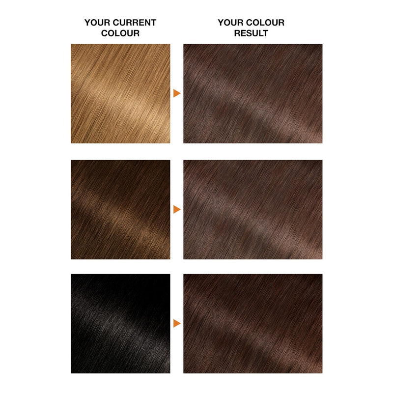 Garnier permanent hair dye Brown 5 (British brand)