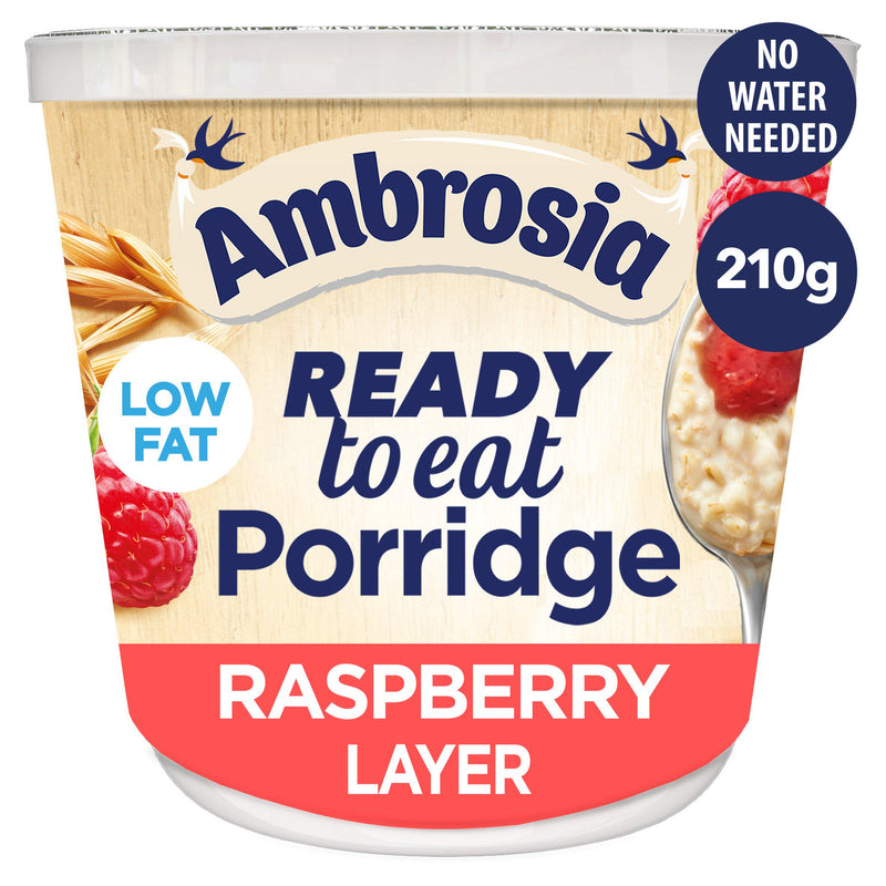 Ambrosia raspberry porridge pot 210g (British brand)
