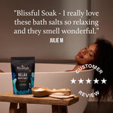 Westlab Chamomile & Bergamot bath salt 400g, imported from the UK