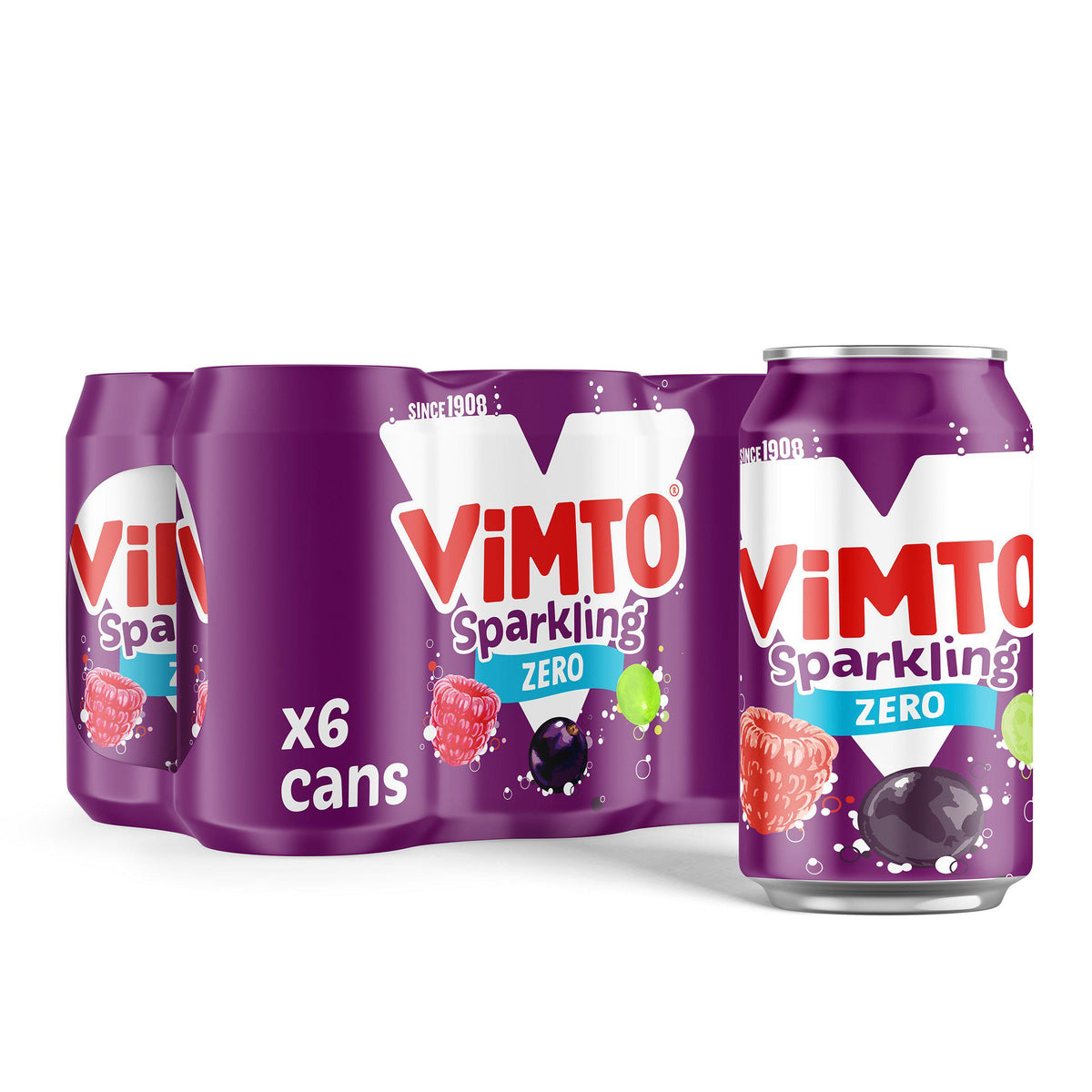 Vimto Sparkling no added sugar 6x330ml, UK version