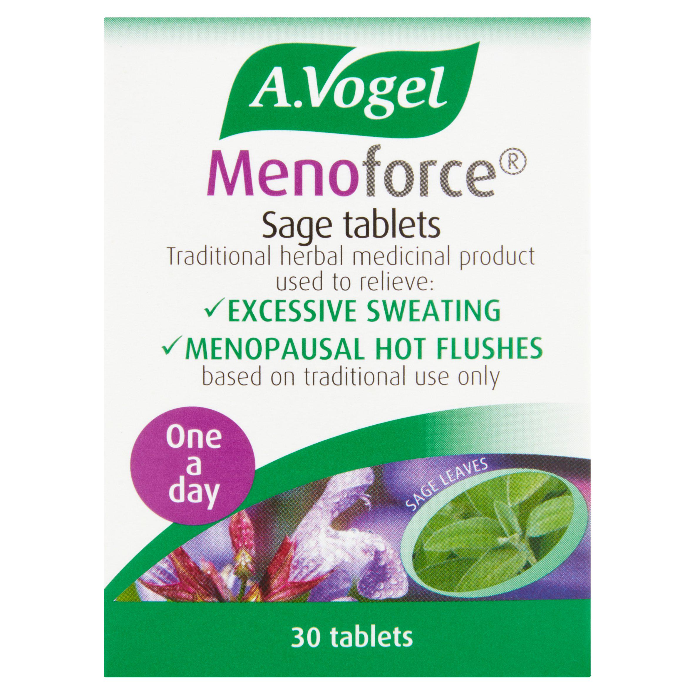 A.Vogel Menoforce Sage Tablets 30 tablets (British brand)