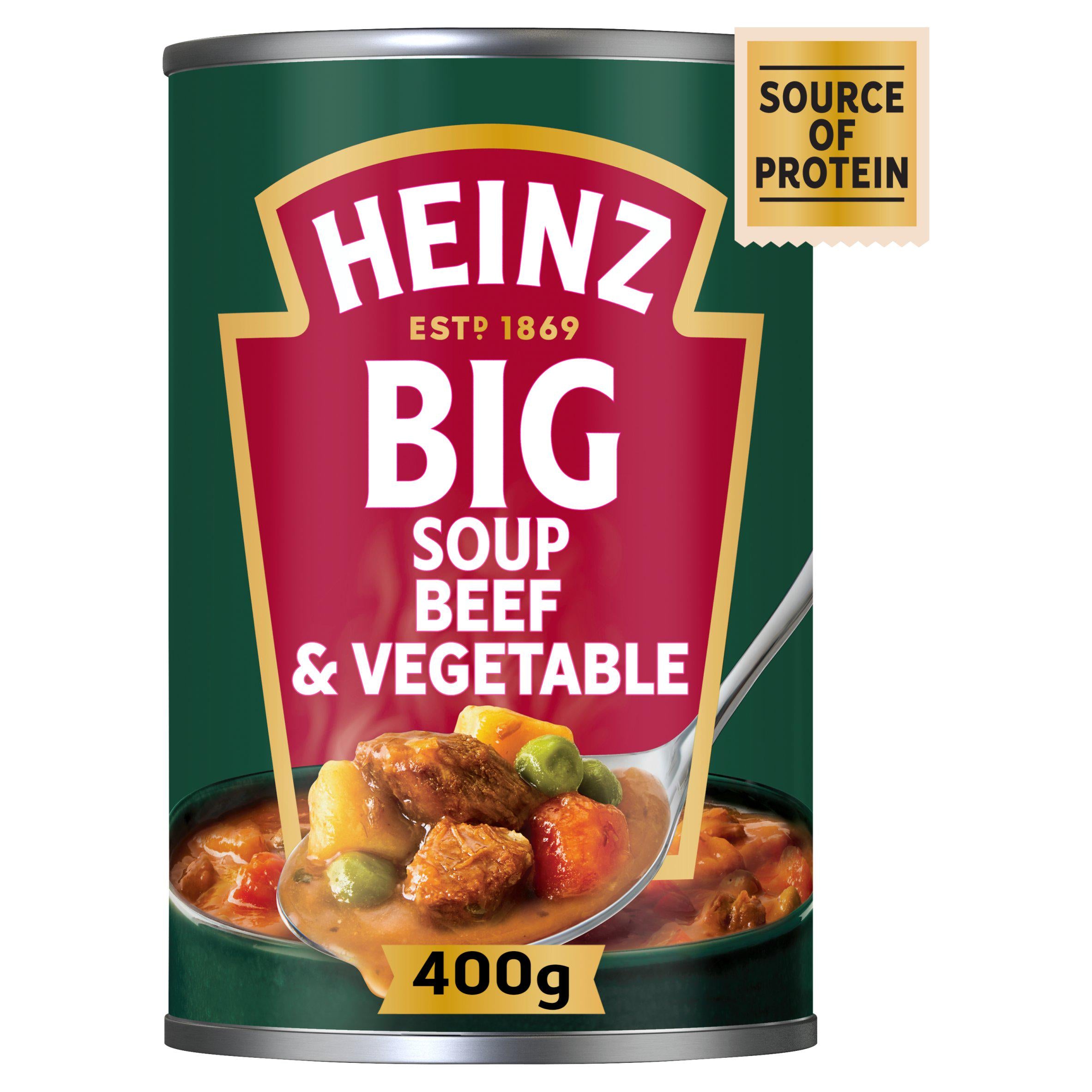 Heinz beef and vegetable soup 400g, UK version