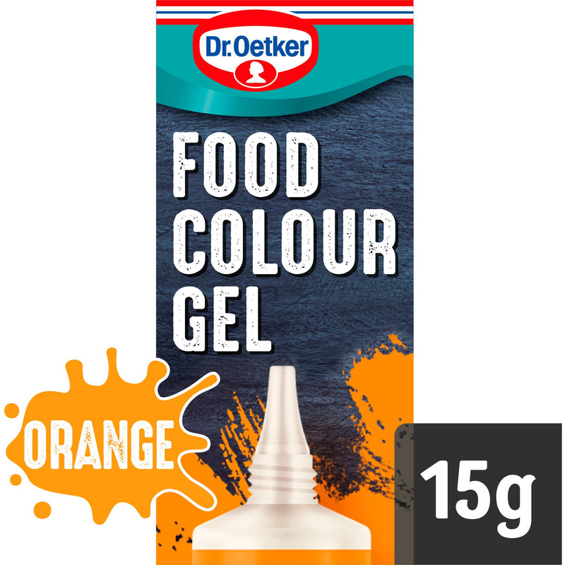 Dr. Oetker extra strong orange food colouring gel 15g, UK version