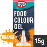 Dr. Oetker extra strong orange food colouring gel 15g, UK version