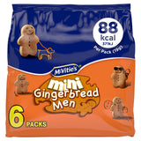 McVitie's Mini Gingerbread Men multipack biscuits 6x19g, UK version