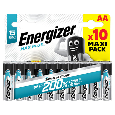 Sainsburys Energizer Max Plus AA Alkaline Batteries x10- Buy online at McGrocer