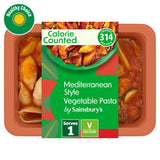 Sainsbury's pasta ready meal Mediterranean vegetable style 380g, UK version