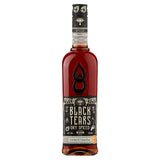 Black Tears dry spiced rum 70cl bottle, British brand