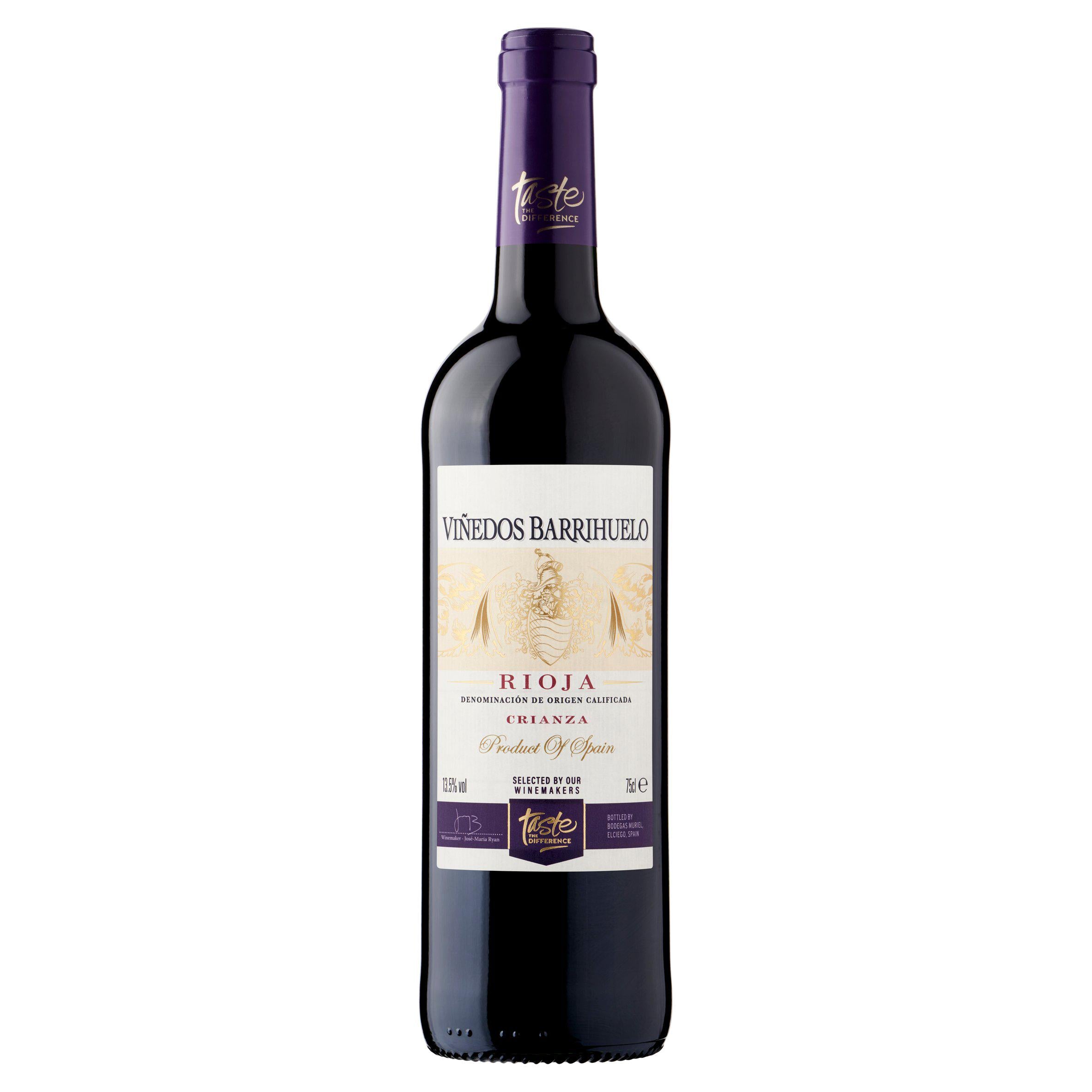 Sainsbury's Taste the Difference Rioja Crianza red wine 75cl - British product