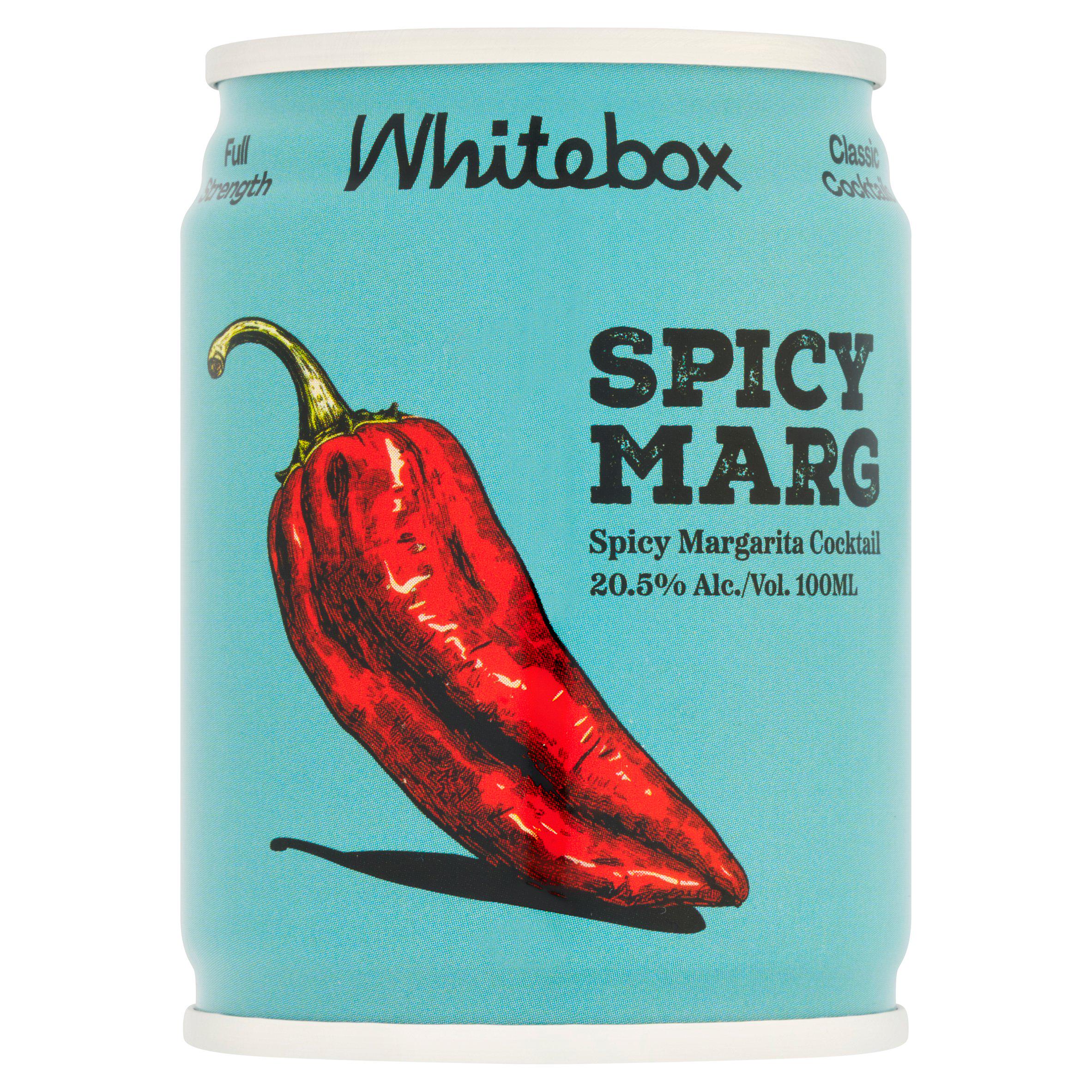 Whitebox Spicy Margarita Cocktail 100ml (British brand)