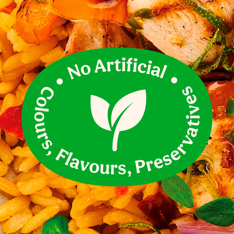 Ben's Original wholegrain golden vegetable microwave rice 220g, imported from the UK