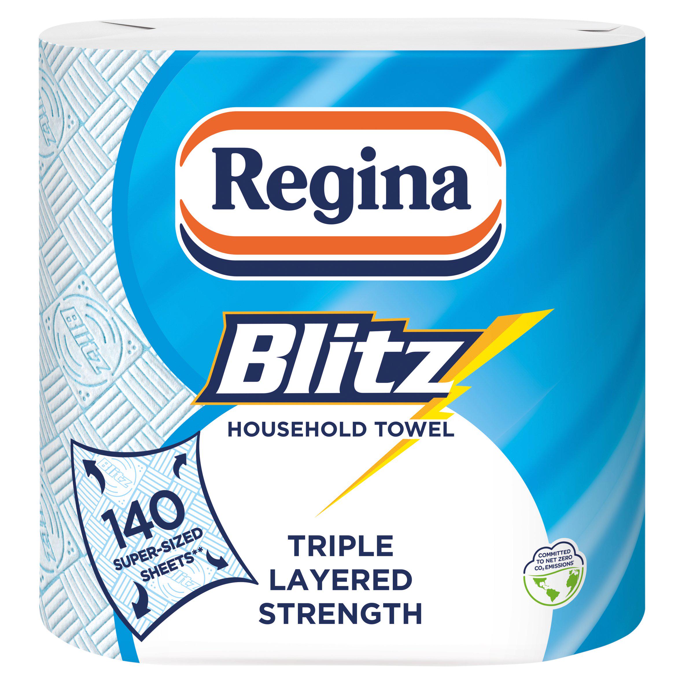 Regina Blitz kitchen towel rolls x2 - British product