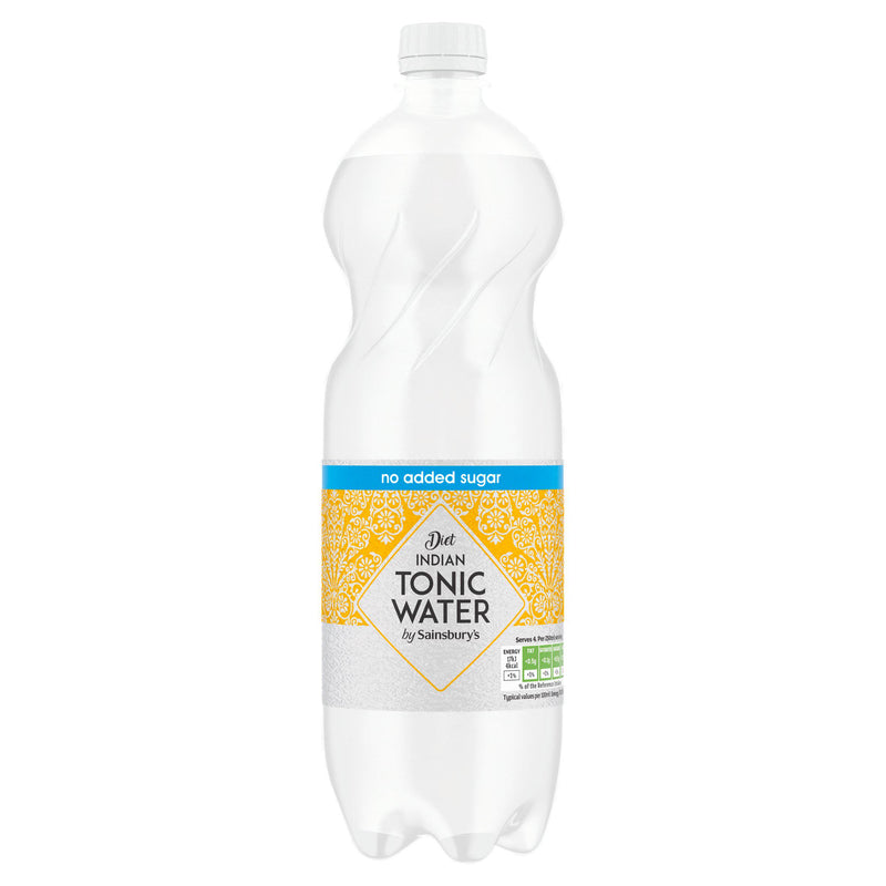 Sainsbury's diet Indian tonic water 1L, UK version