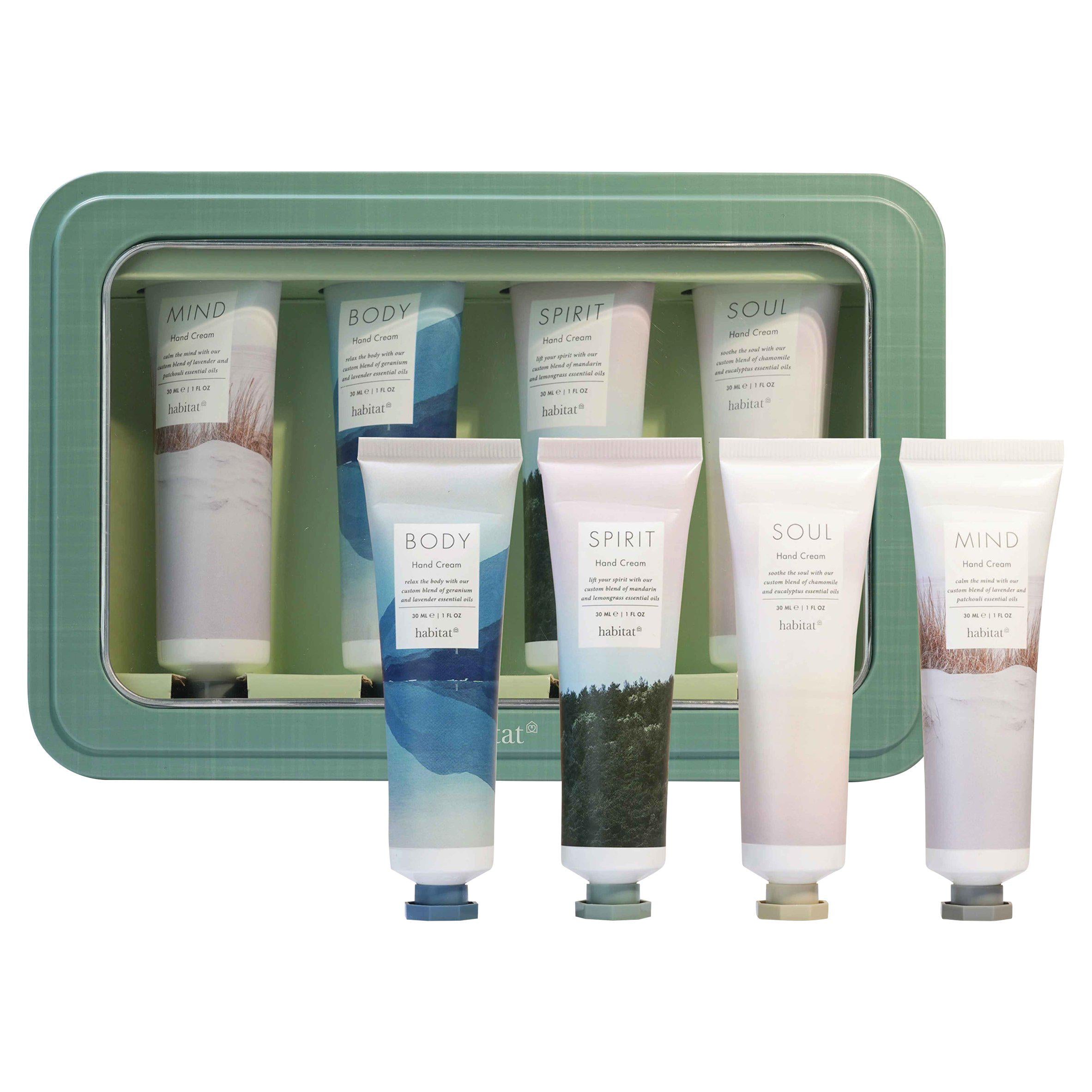 Essential Oil and Shea Butter Hand Cream Gift Set 4 x 30ml
