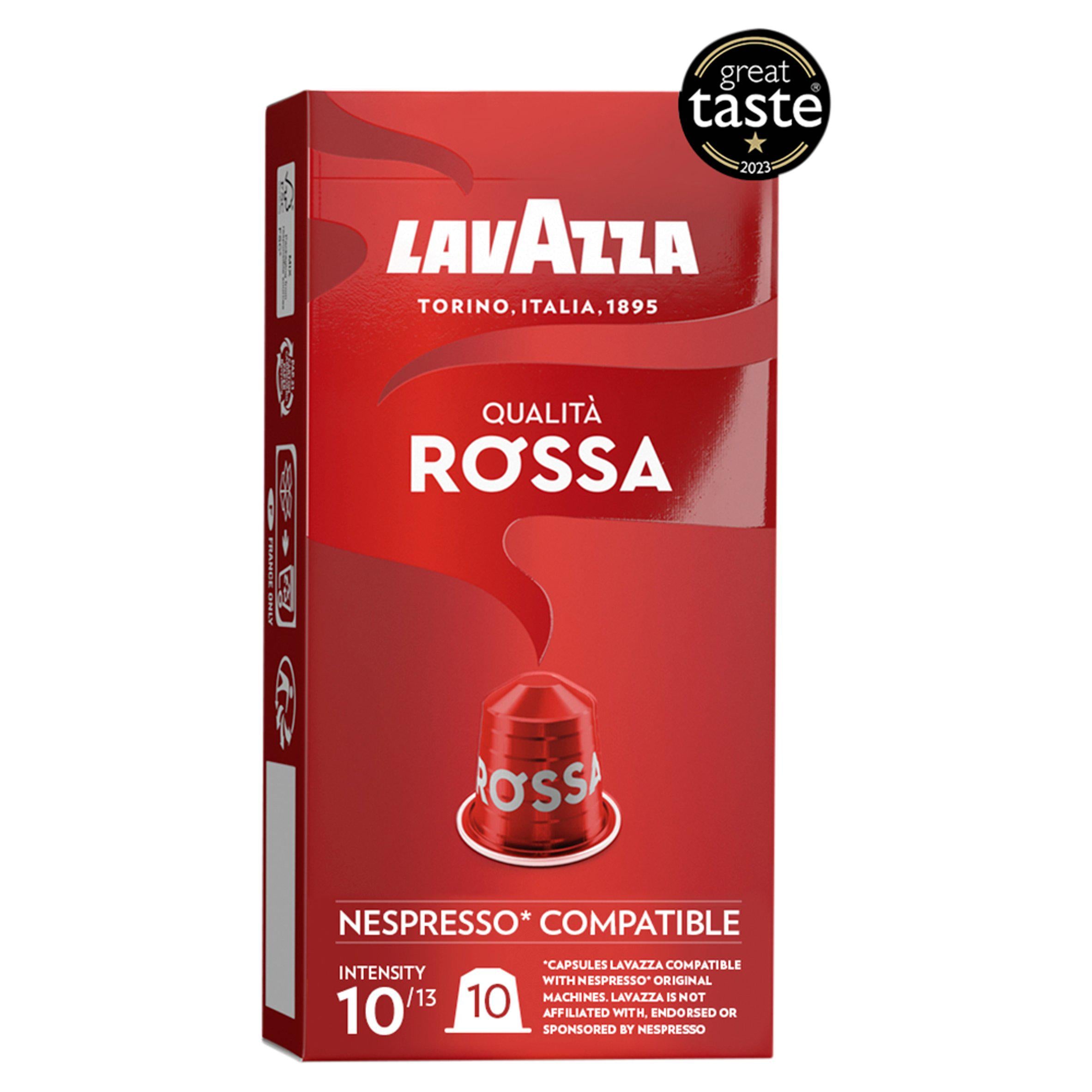 Lavazza Qualita Rossa coffee capsules 10 pack - British product