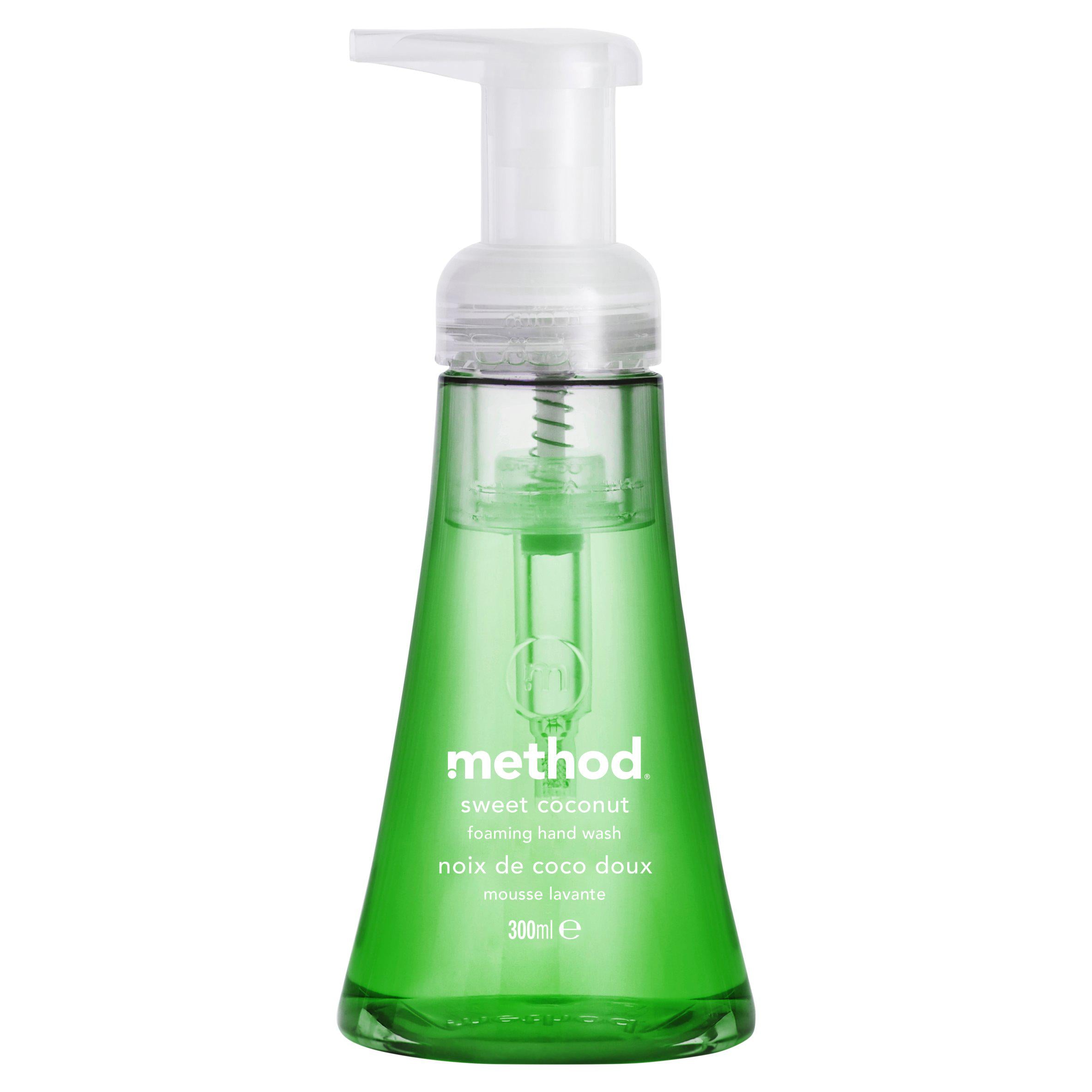 Method Foam Handwash Sweet Coconut 300ml, imported from the UK