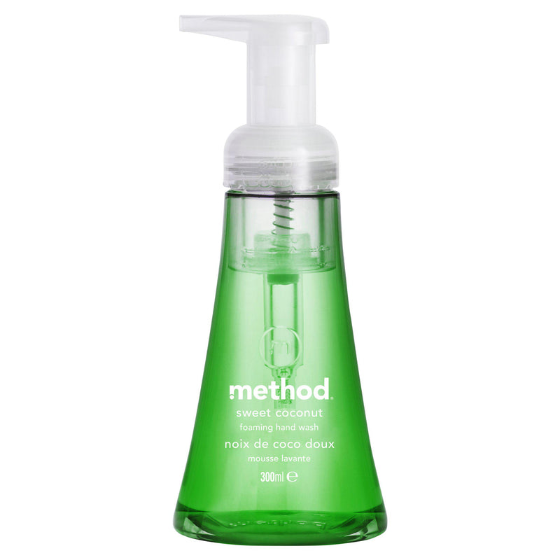 Method Foam Handwash Sweet Coconut 300ml, imported from the UK