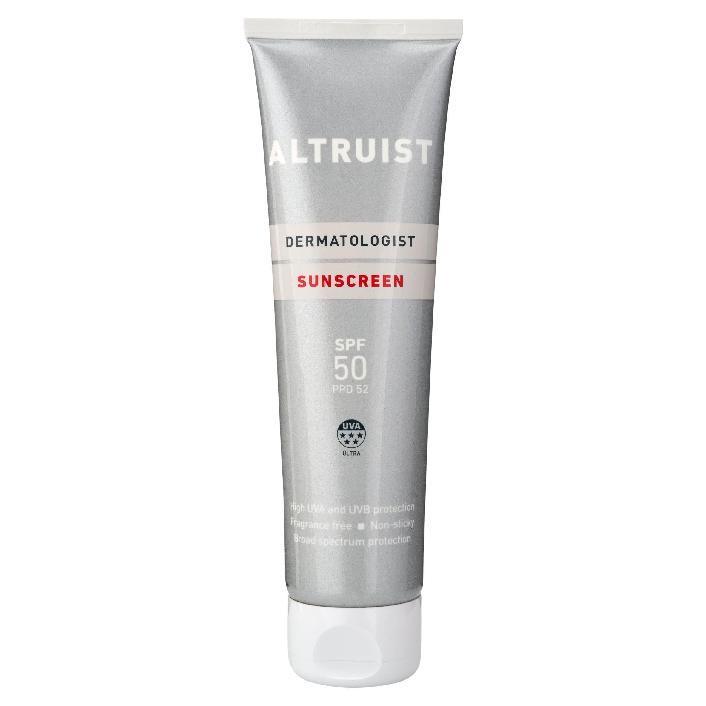 Altruist dermatologist sunscreen SPF 50 100ml - British product
