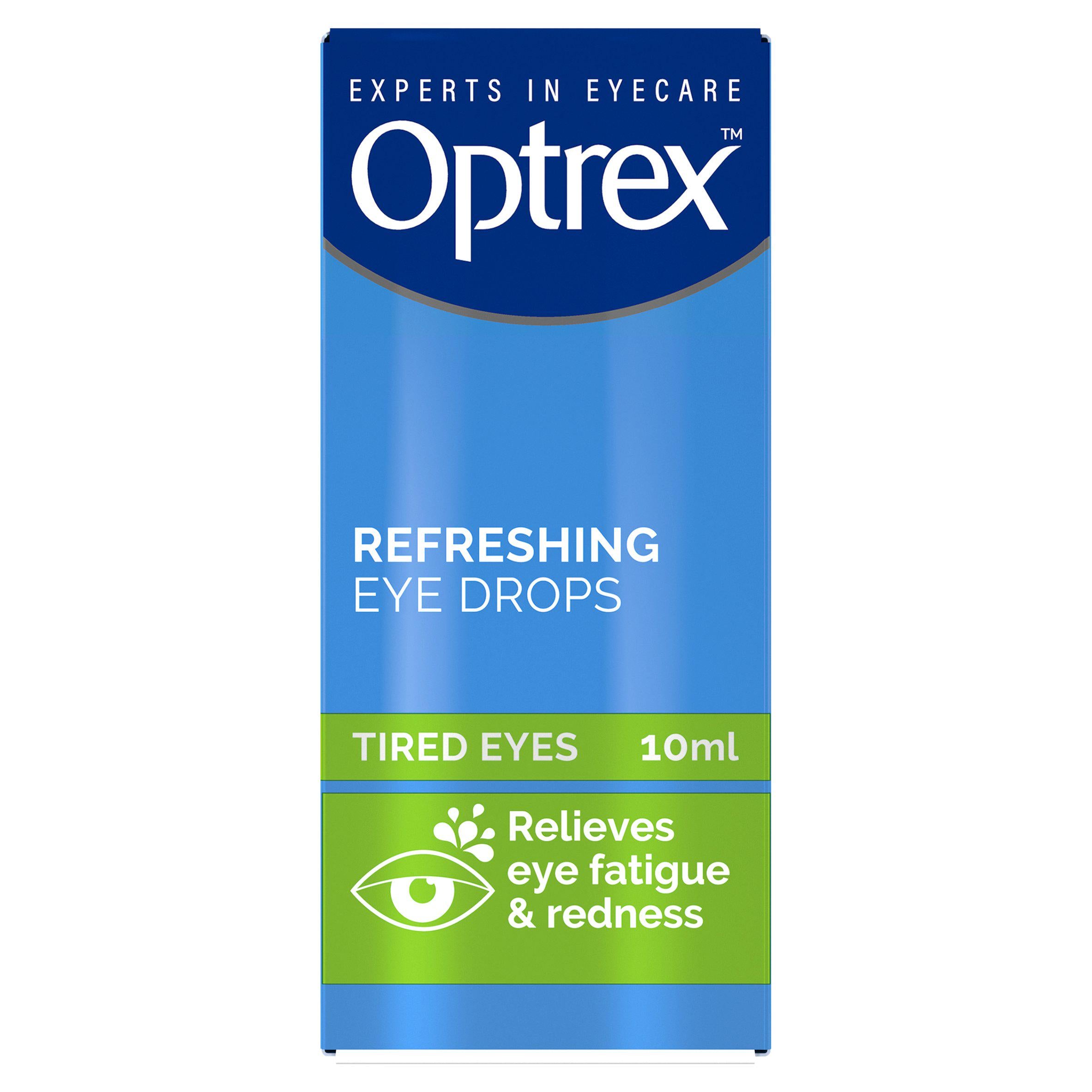 Optrex Refreshing Eye Drops 10ml, imported from the UK
