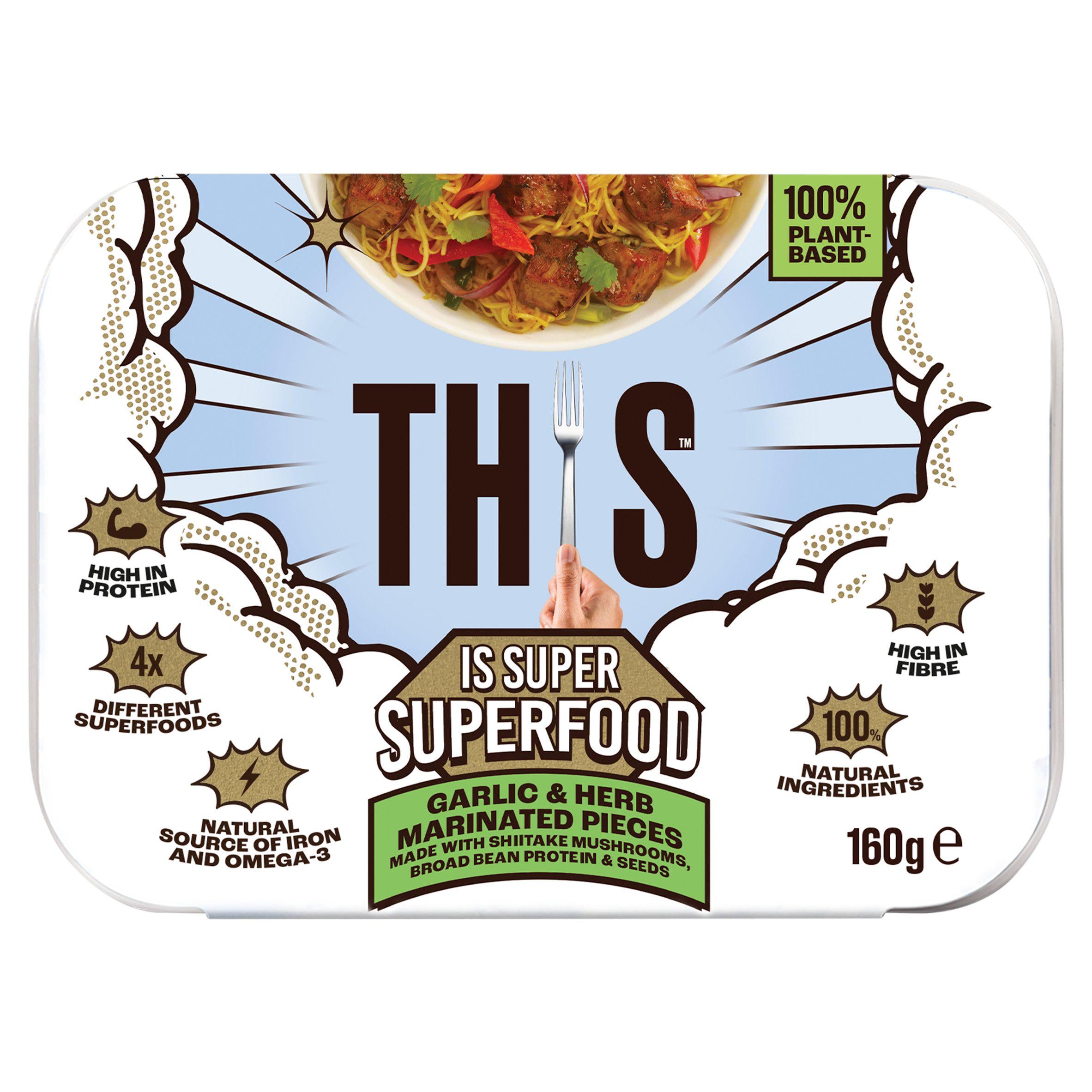 This Garlic & Herb Marinated Pieces 160g, imported from the UK