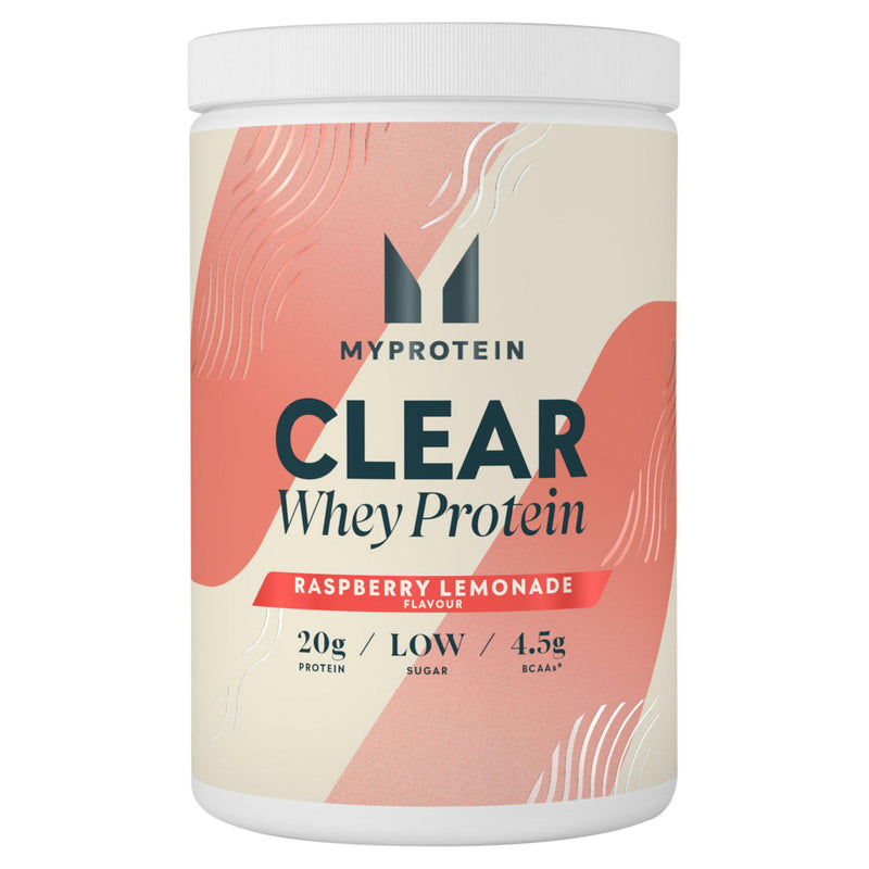 Myprotein Clear Whey Protein Raspberry Lemonade 10 servings, imported from the UK