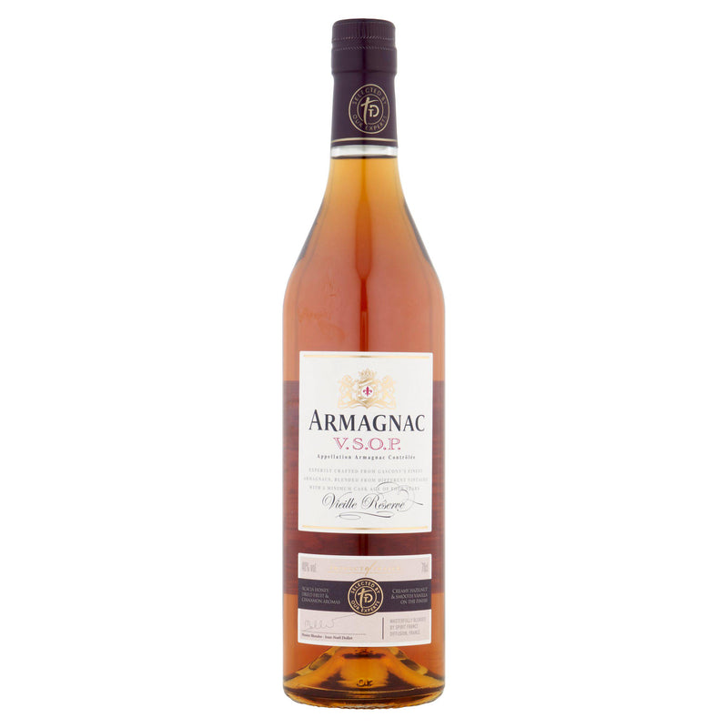 Armagnac VSOP Vieille Reserve 70cl, imported from the UK