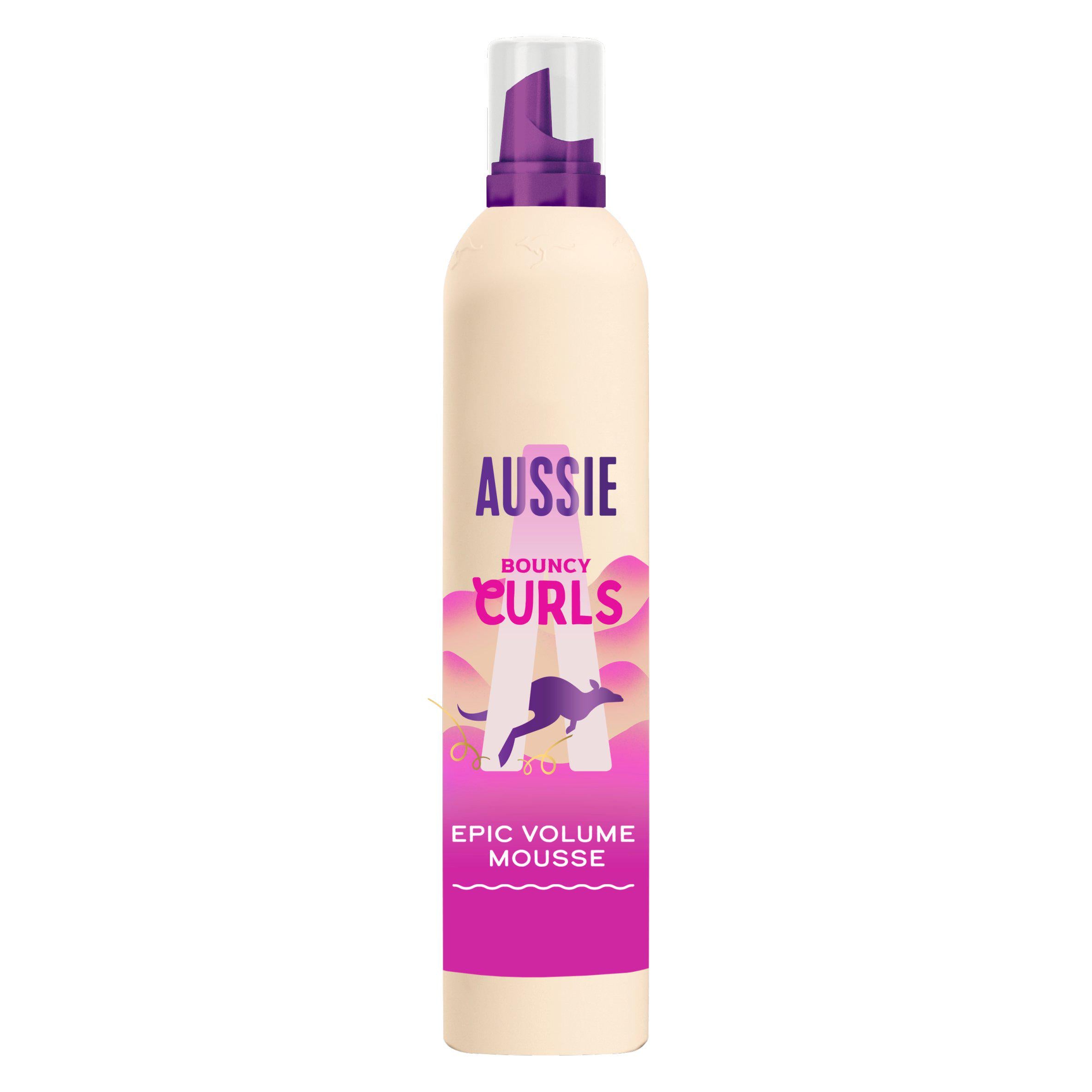 Aussie Bouncy Curls Epic Volume mousse 200ml - British product