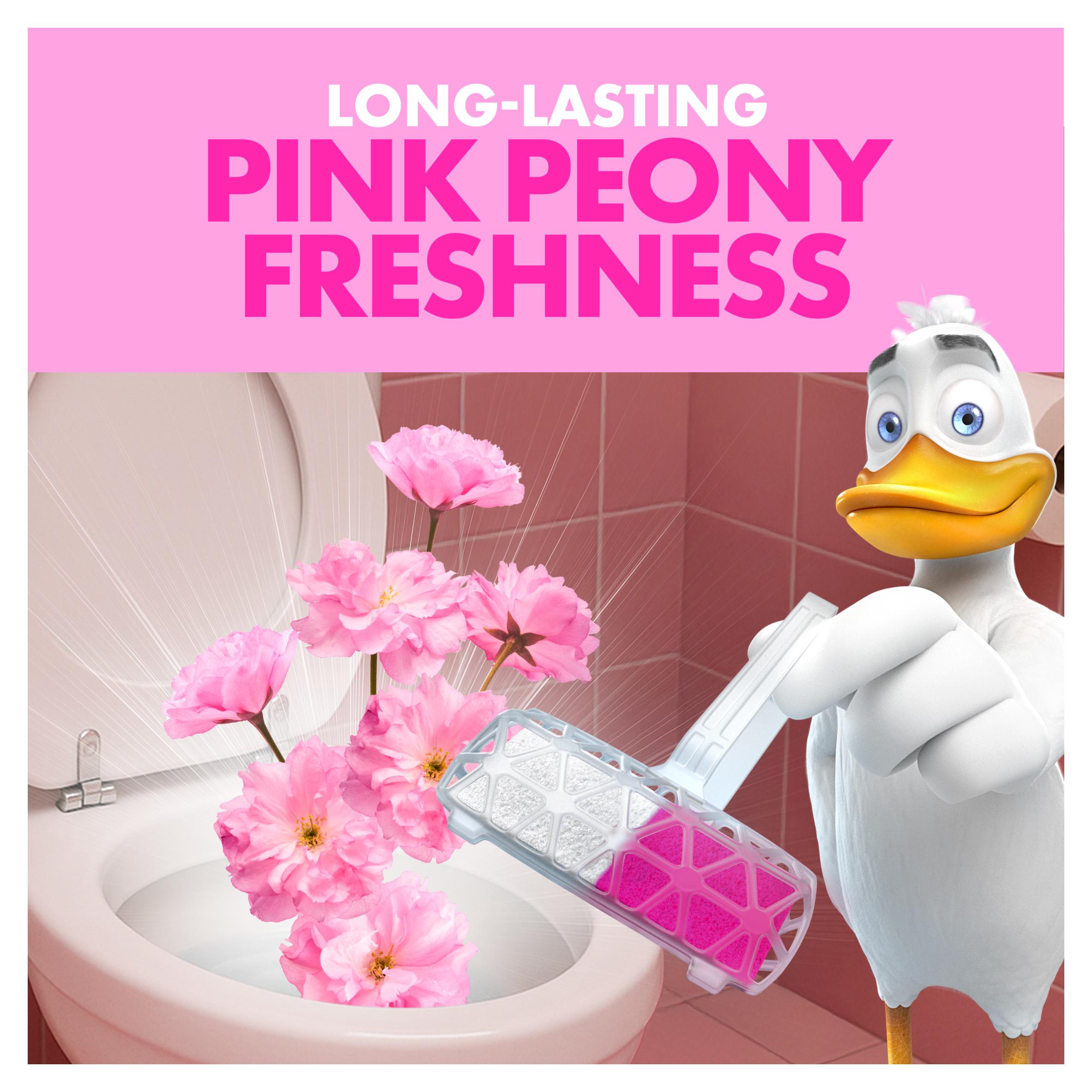 Duck Pink Peony toilet rim block 2x16g, UK version
