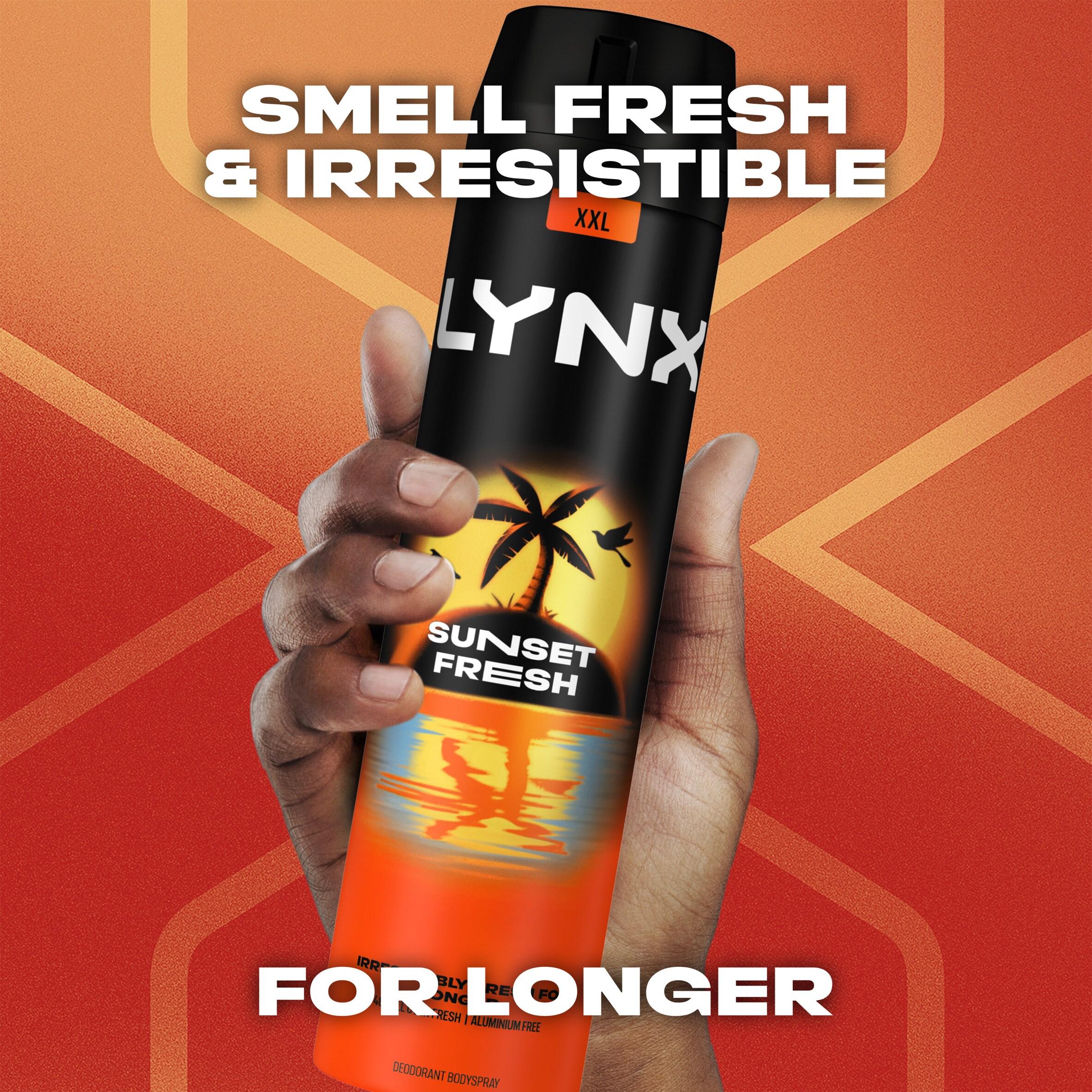 Lynx Sunset Fresh deodorant body spray 250ml - British product