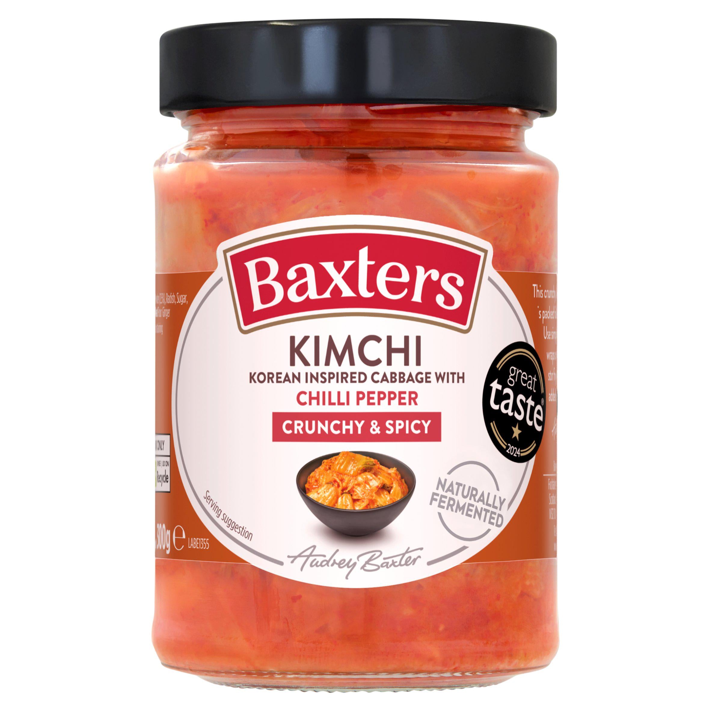 Baxters Kimchi Cabbage Spicy Fermented 300g - British product