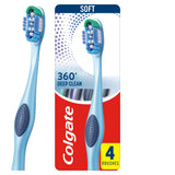 Colgate 360 deep clean toothbrush 4 pack (British brand)