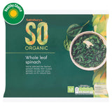 Sainsbury's Ganzblattspinat, SO Bio, 500 g