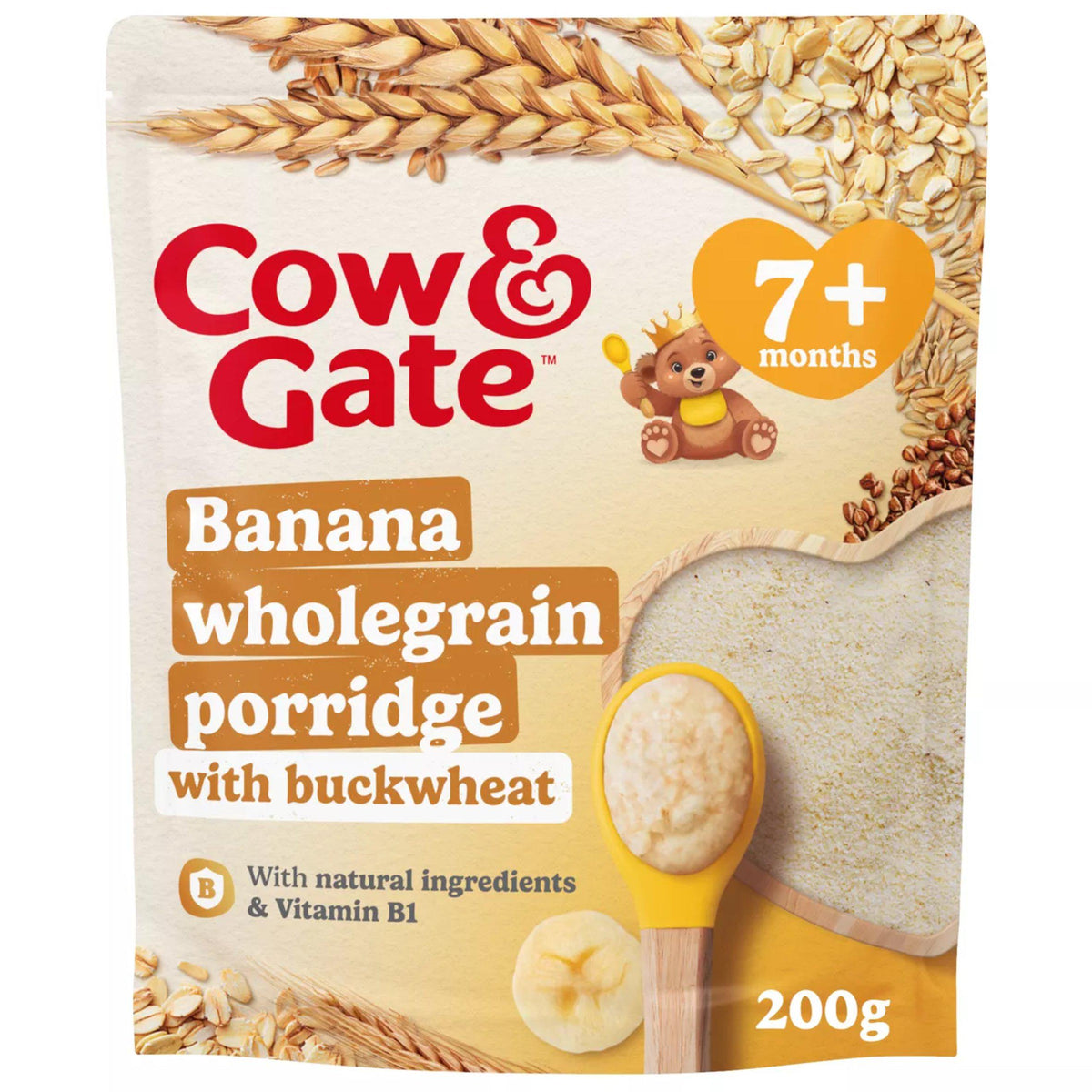 Cow & Gate multigrain banana baby porridge 200g (British brand)