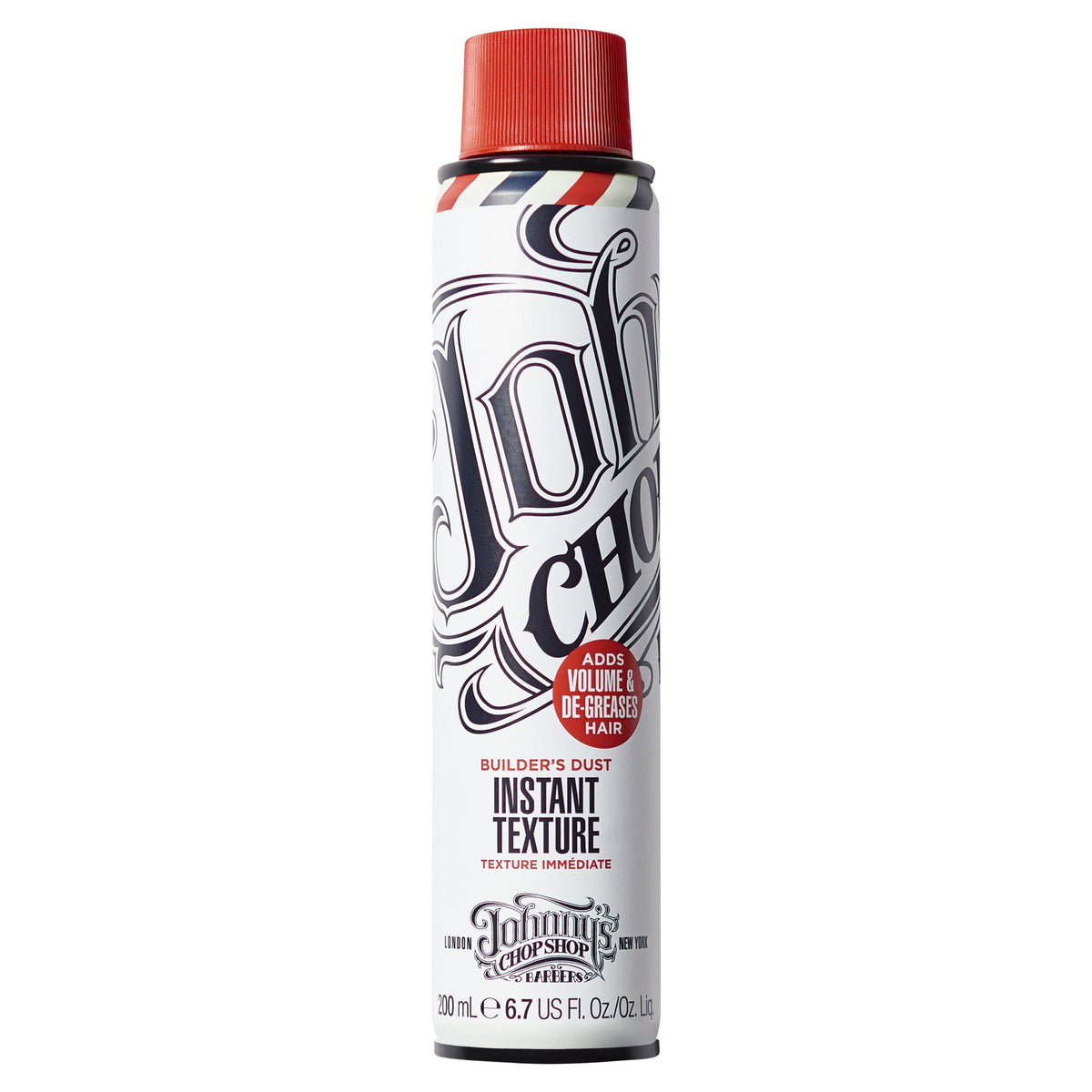 Johnny's Chop Shop Builder's Dust hair texture spray 200ml - British product